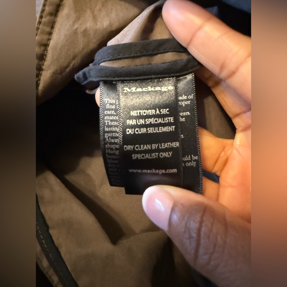 MACKAGE  Malka Double Breasted Trench Coat SIZE: XS - Picture 14 of 14